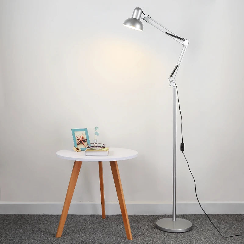 PopArt Lighting Series: Modern in Vibrant Color Options Floor Lamp with Adjustable Arm