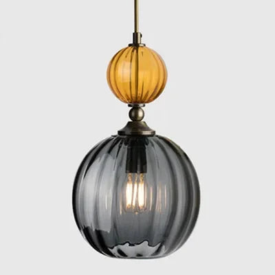 Vintage Glow Dual-Globe Pendant Lights – Colorful Elegance in Every Room