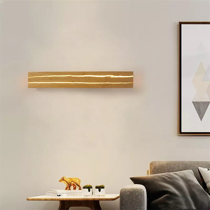 LED Wooden Wall Lamp