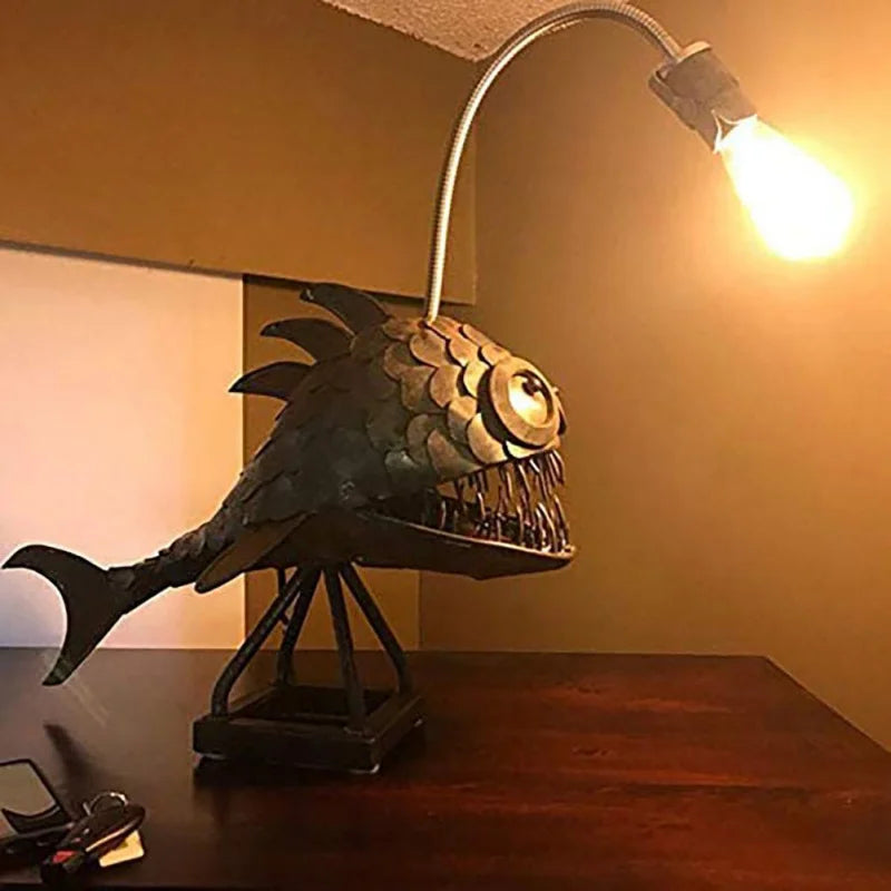 Creative Angler Fish Desk Lamp