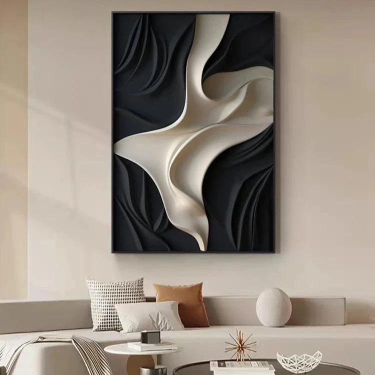 Modern Minimalist Wall Light Art – Abstract Mural with Ambient Lighting. Available in 3 sizes