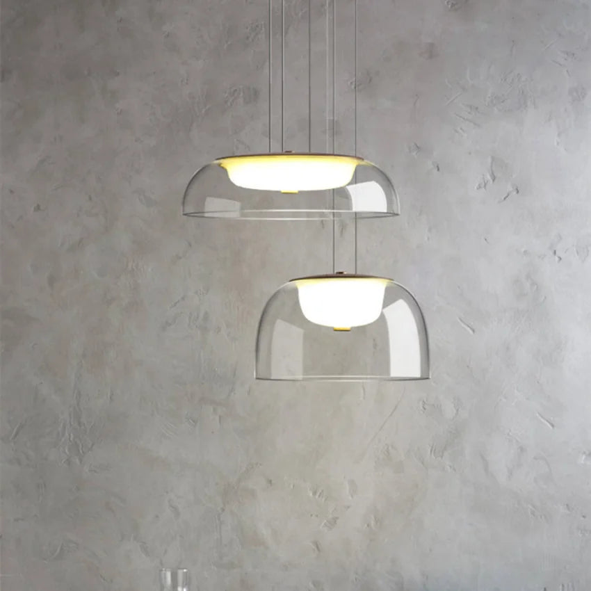 Glass Contemporary Pendant Lamp