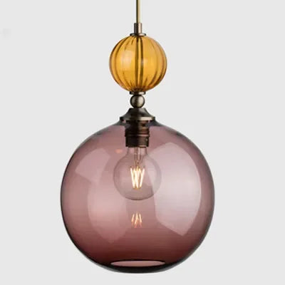 Vintage Glow Dual-Globe Pendant Lights – Colorful Elegance in Every Room