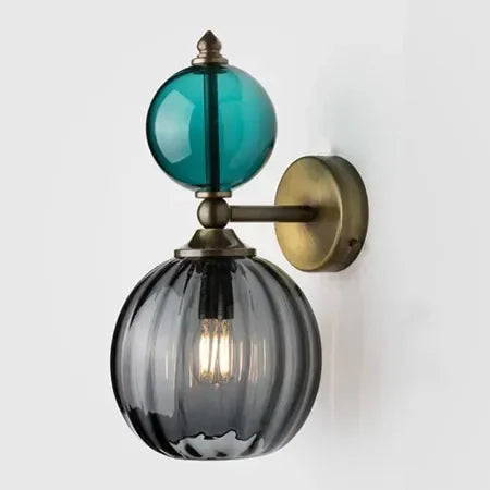 Vintage Glow Dual-Globe Wall Sconces – Colorful Elegance in Every Room