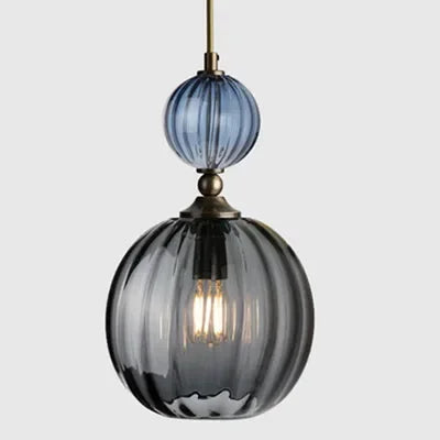 Vintage Glow Dual-Globe Pendant Lights – Colorful Elegance in Every Room