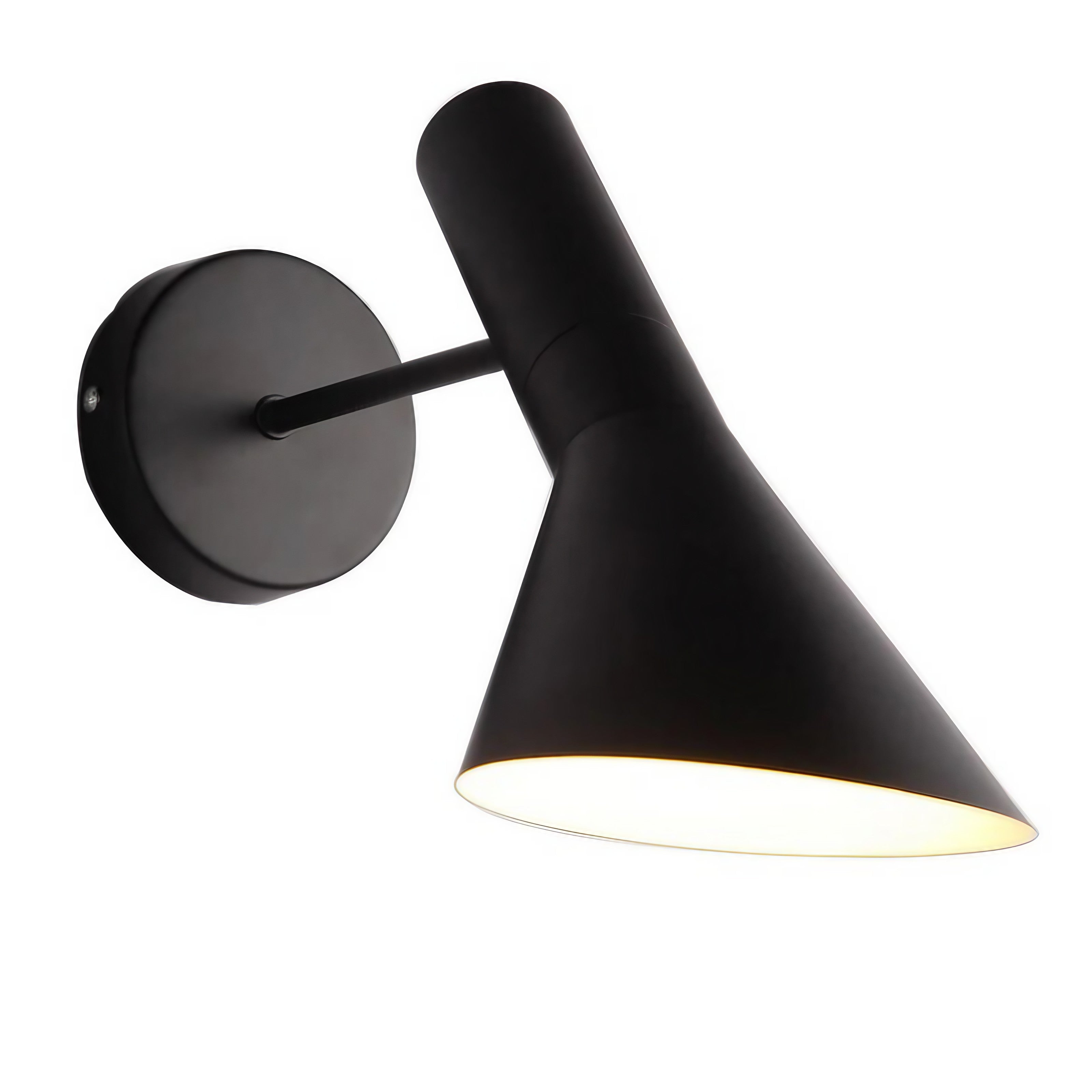 Modern Matte Black or White Wall Sconce - Sleek Accent Lighting for Any Room. 12.6" Hight