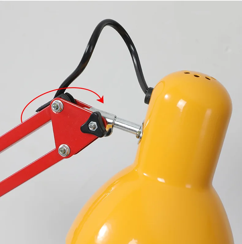 PopArt Lighting Series: Modern Minimalist Color-block Table or Floor Lamp with Adjustable Arm