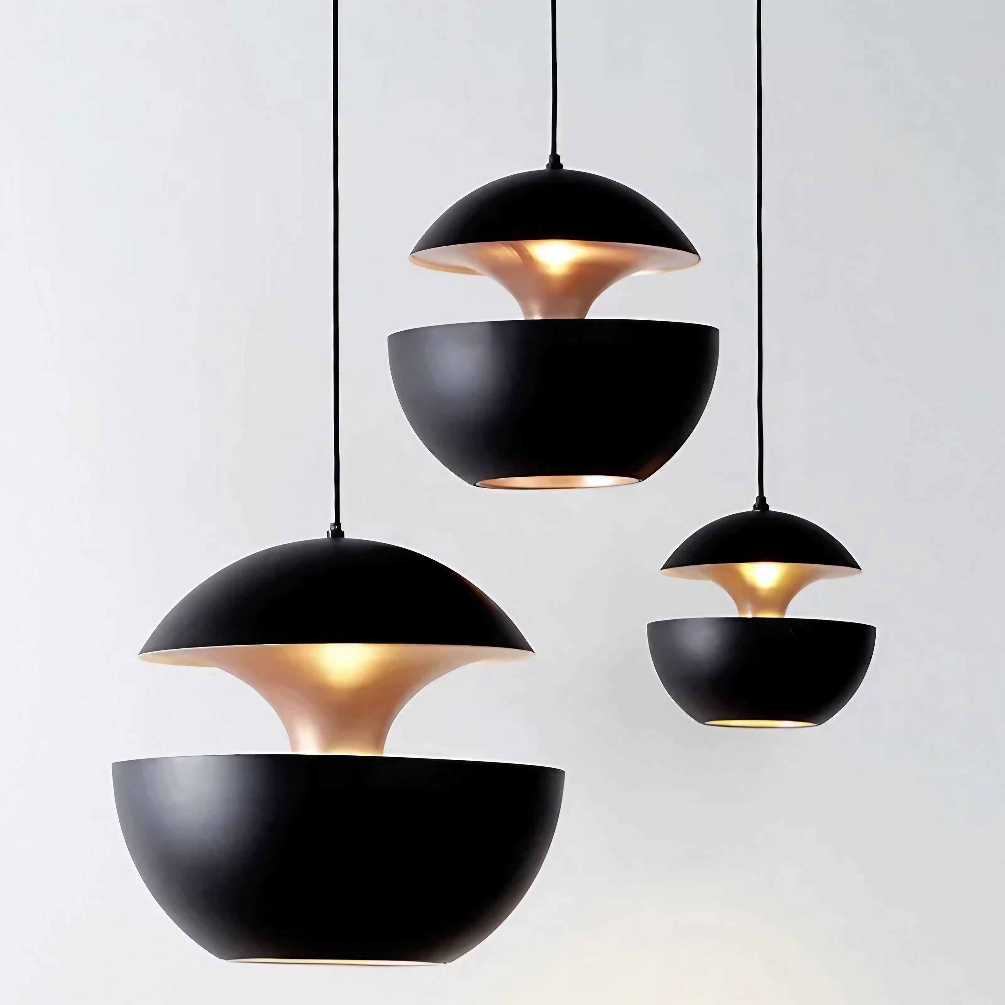 eggshell Pendant Lights bar