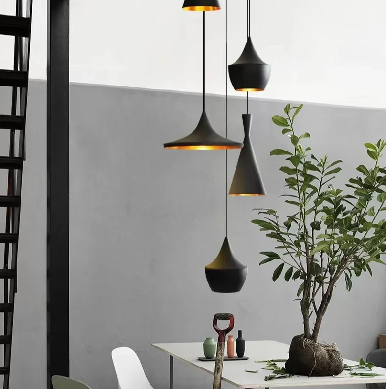 "Eclat" Pendant Lights Series - Modern Chic Black or White  Clean and Functional Design